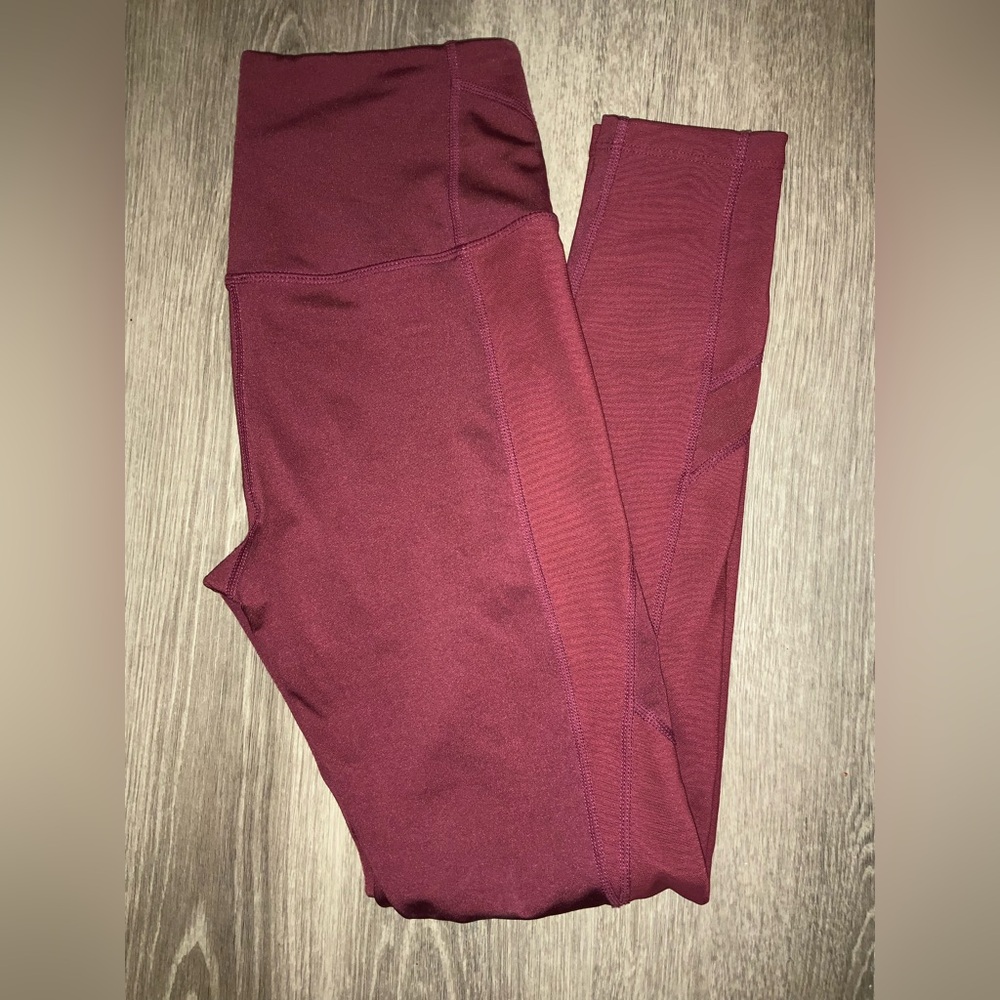 FP Movement by Free People Burgundy Leggings - No Tags but never worn
